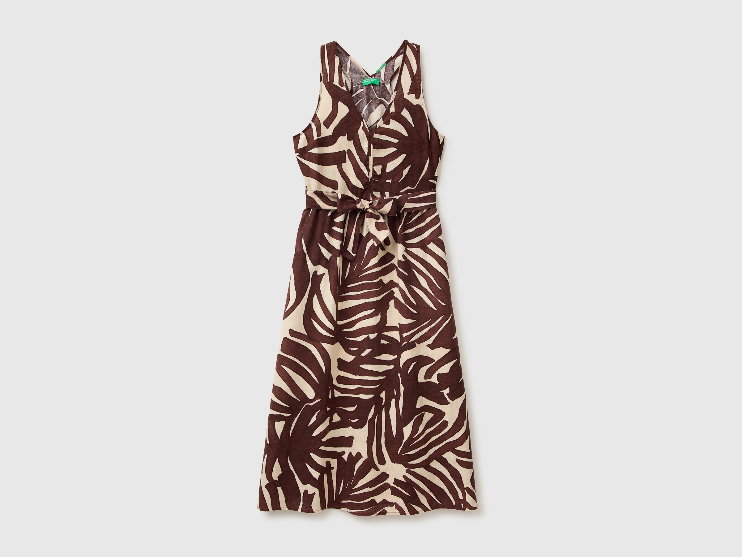 Vestido estampado em linho puro - ucb_image_FS