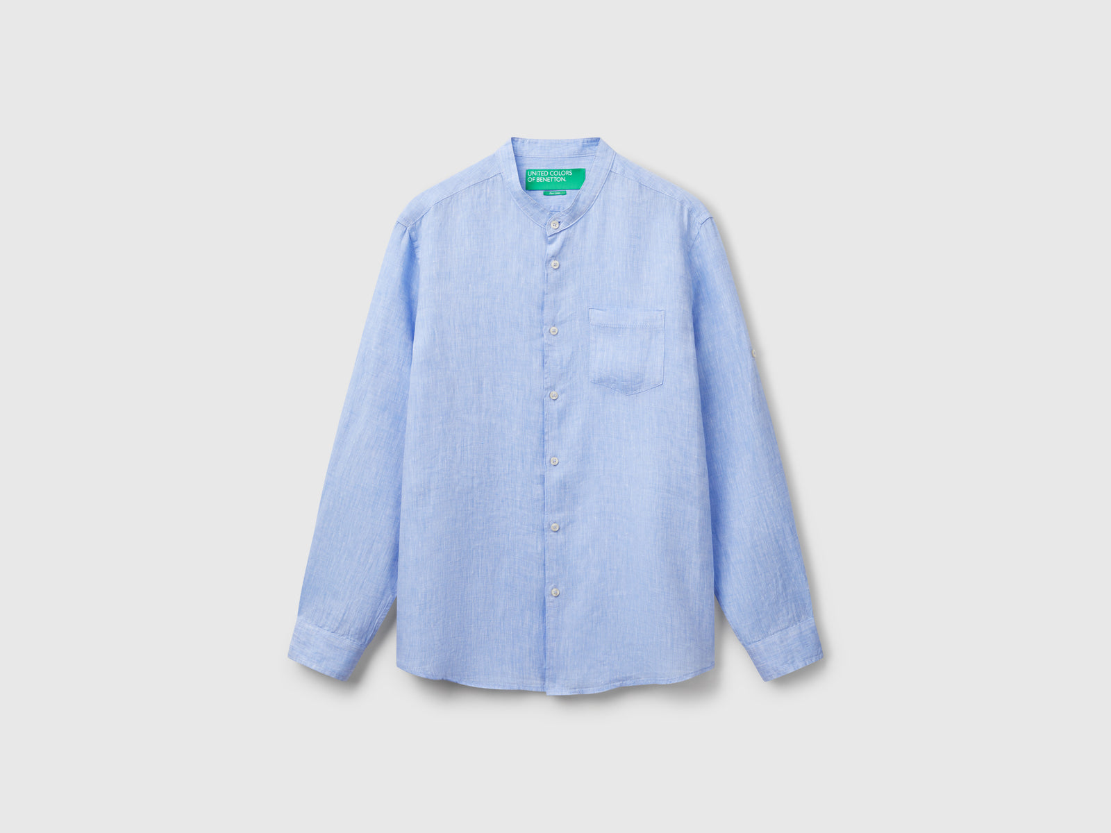 Camisa em linho com gola coreana - ucb_image_FS