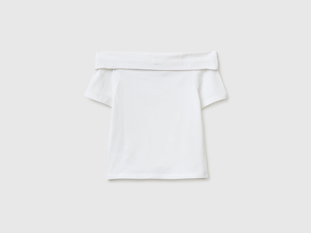 T-shirt com decote à barco - ucb_image_BS