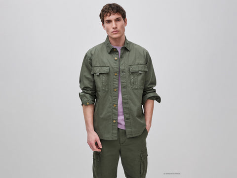 Overshirt em algodão délavé - ucb_image_F