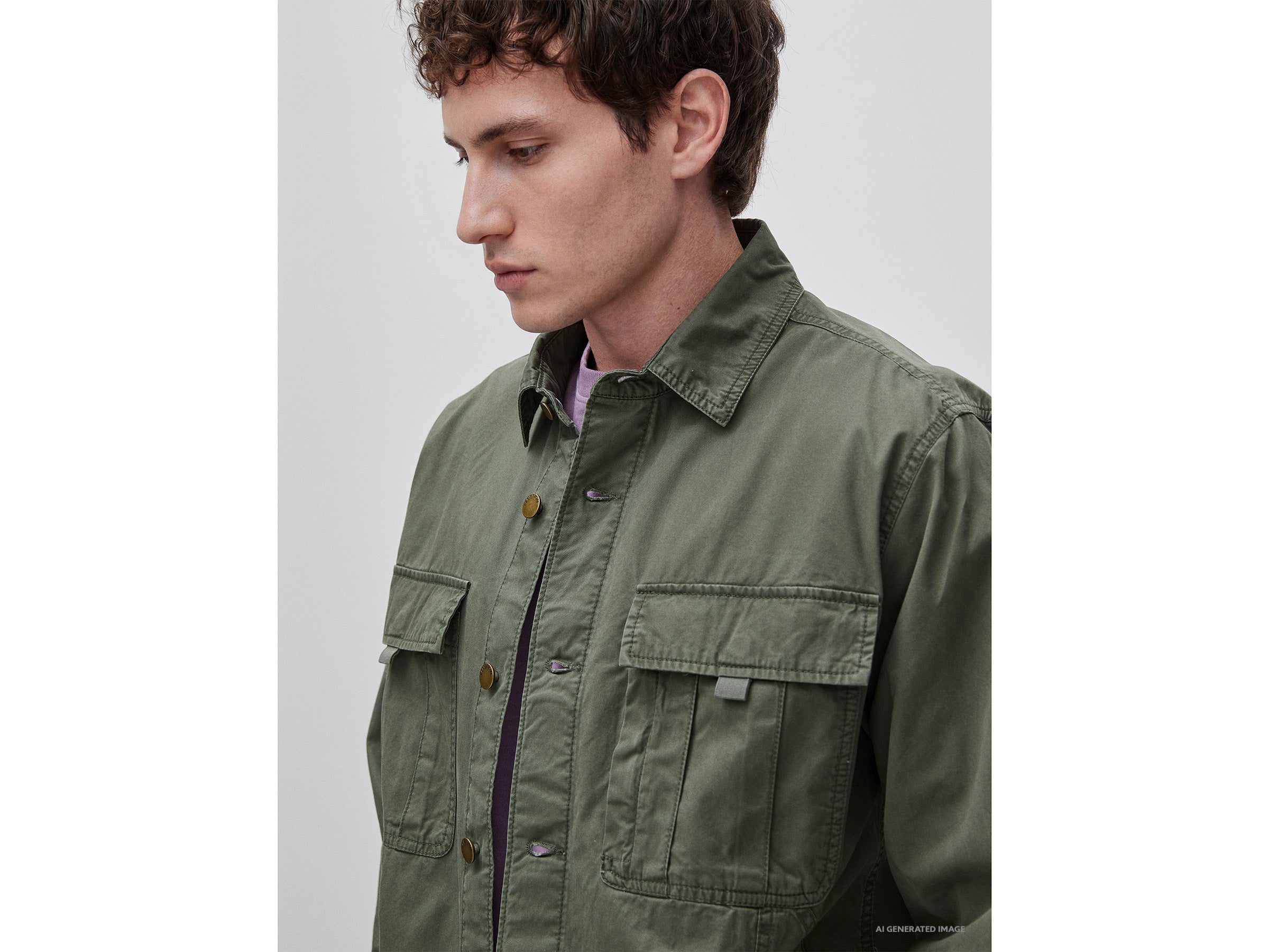 Overshirt em algodão délavé - ucb_image_FY