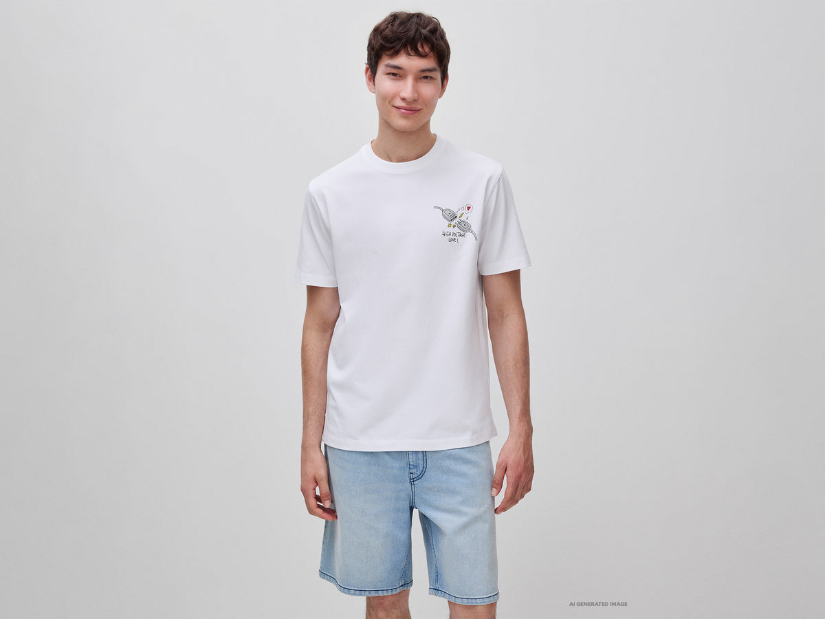 T-shirt regular fit com estampa - ucb_image_F