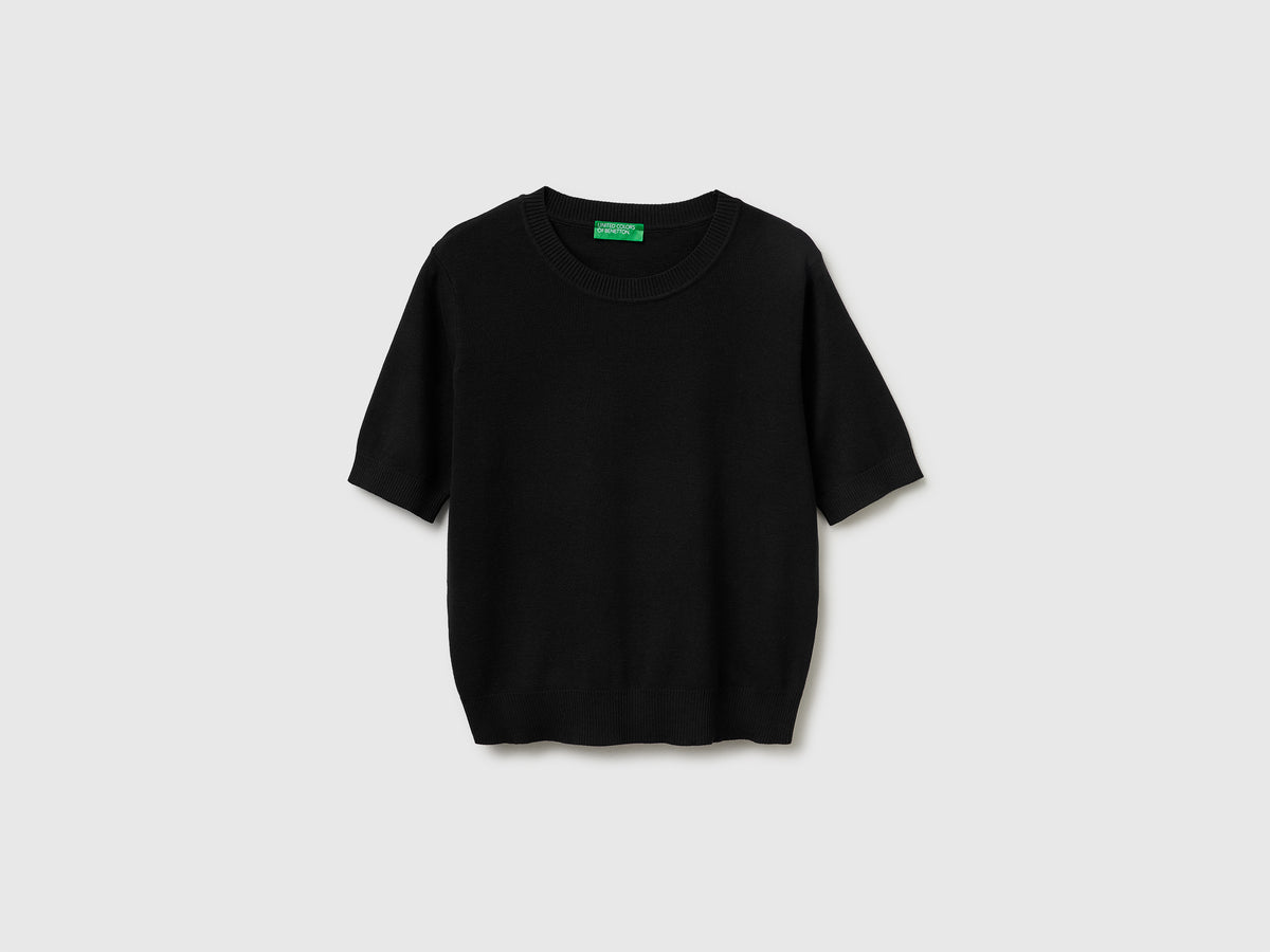 Camisola preta com manga curta - ucb_image_FS