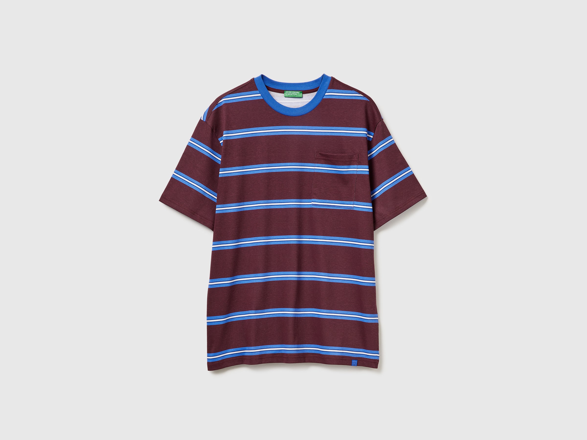 T-shirt às riscas em algodão puro - ucb_image_FS