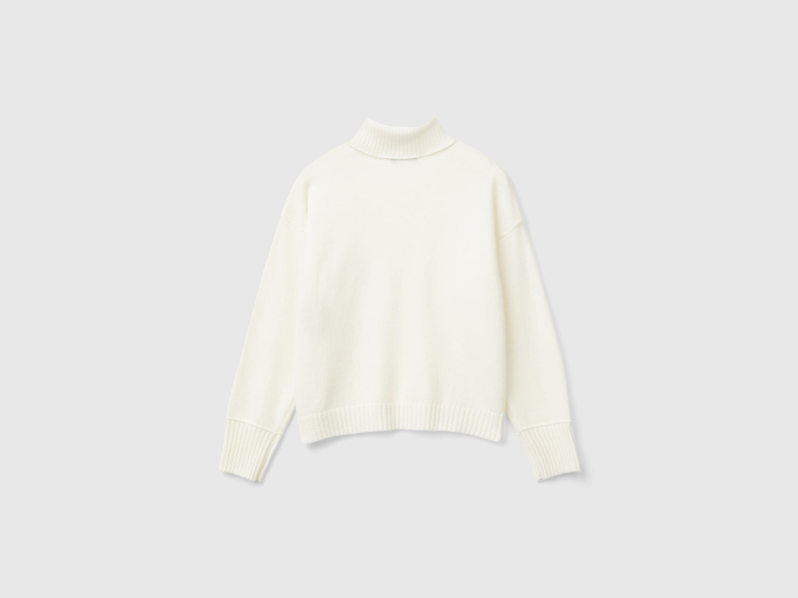 Camisola de gola alta em mistura de lã - ucb_image_BS