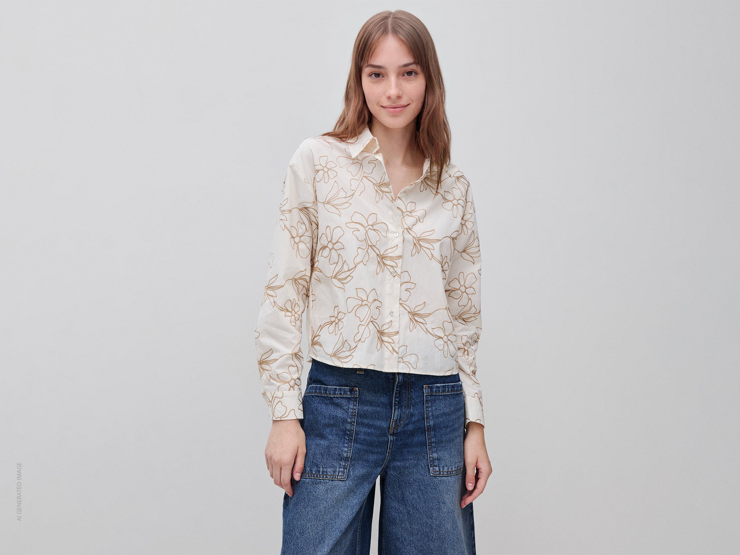 Camisa bordada em 100% algodão - ucb_image_F
