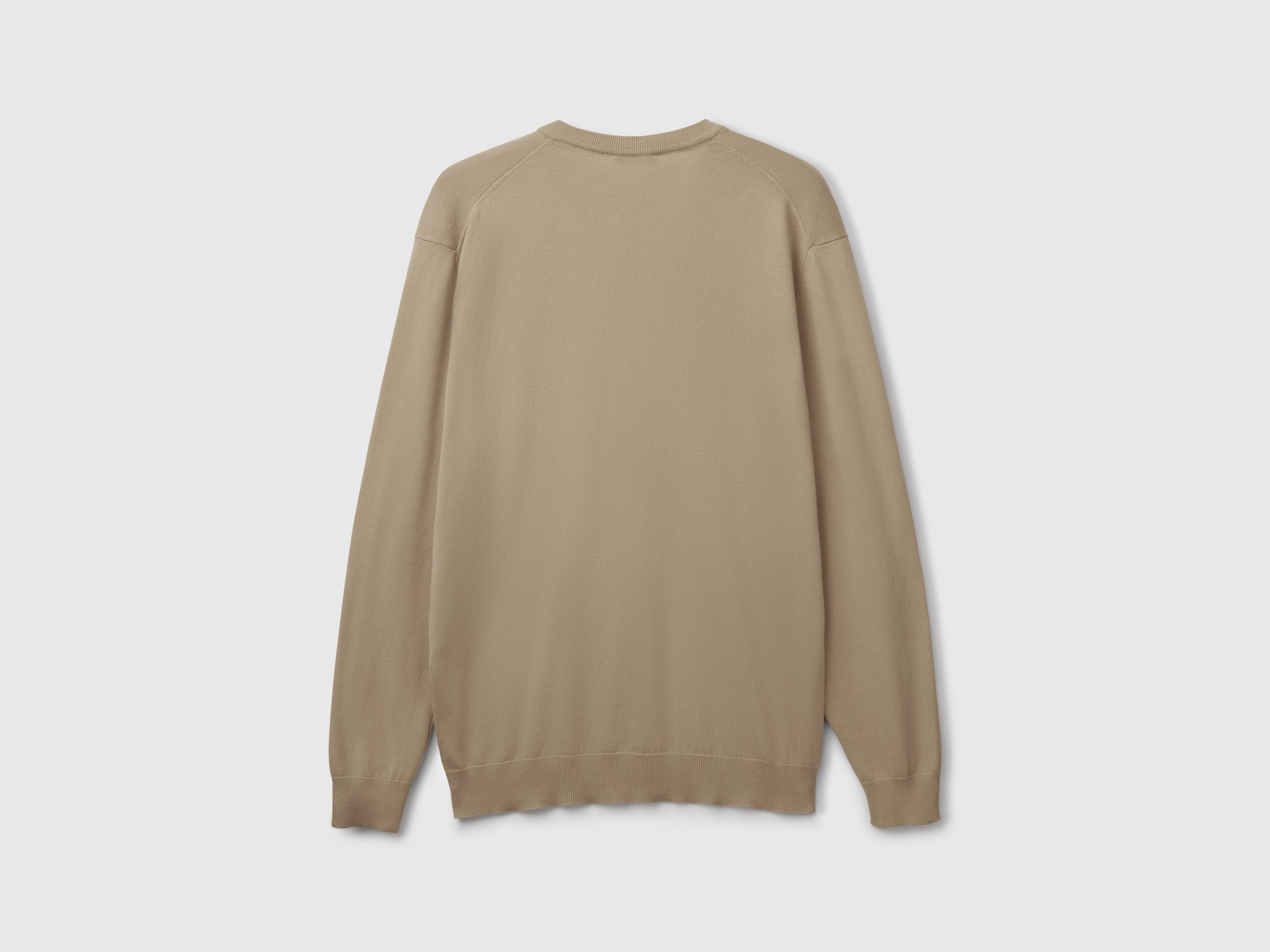 Camisola em algodão puro com decote em V - ucb_image_BS