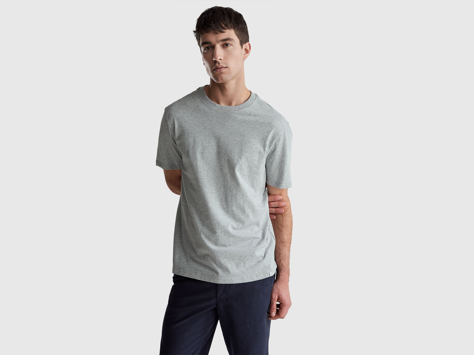 T-shirt em algodão de fibra longa - ucb_image_F