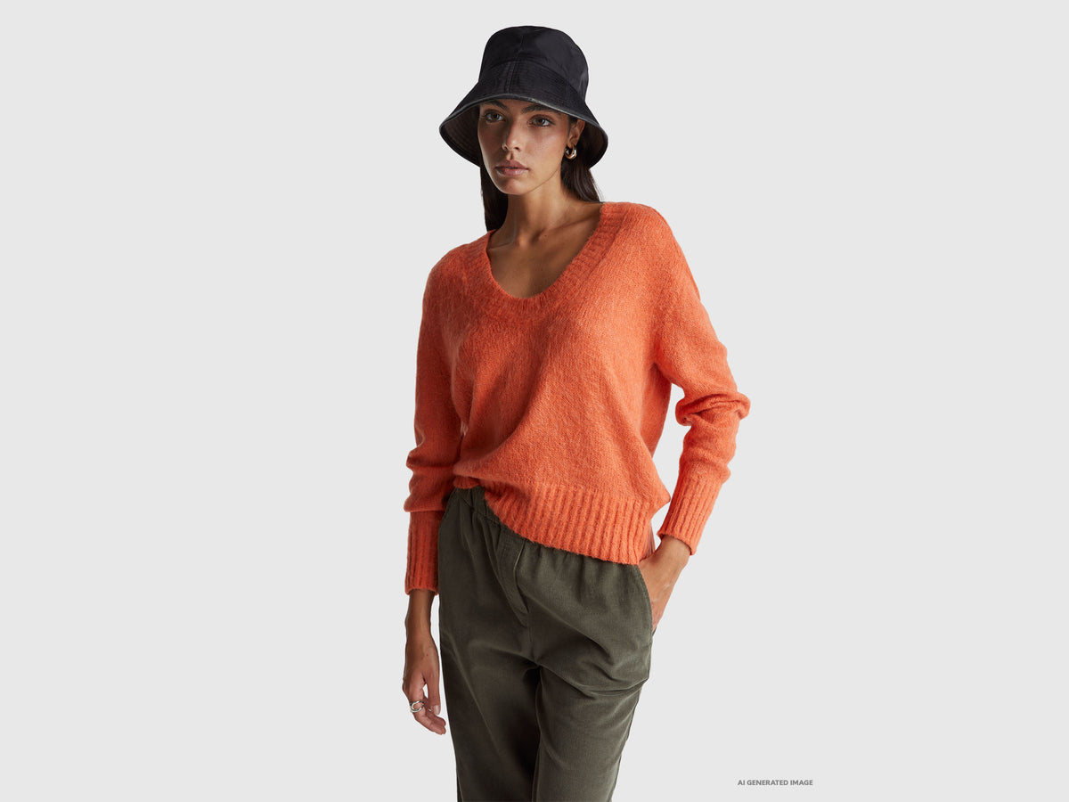 Camisola quente em mistura de mohair - ucb_image_F