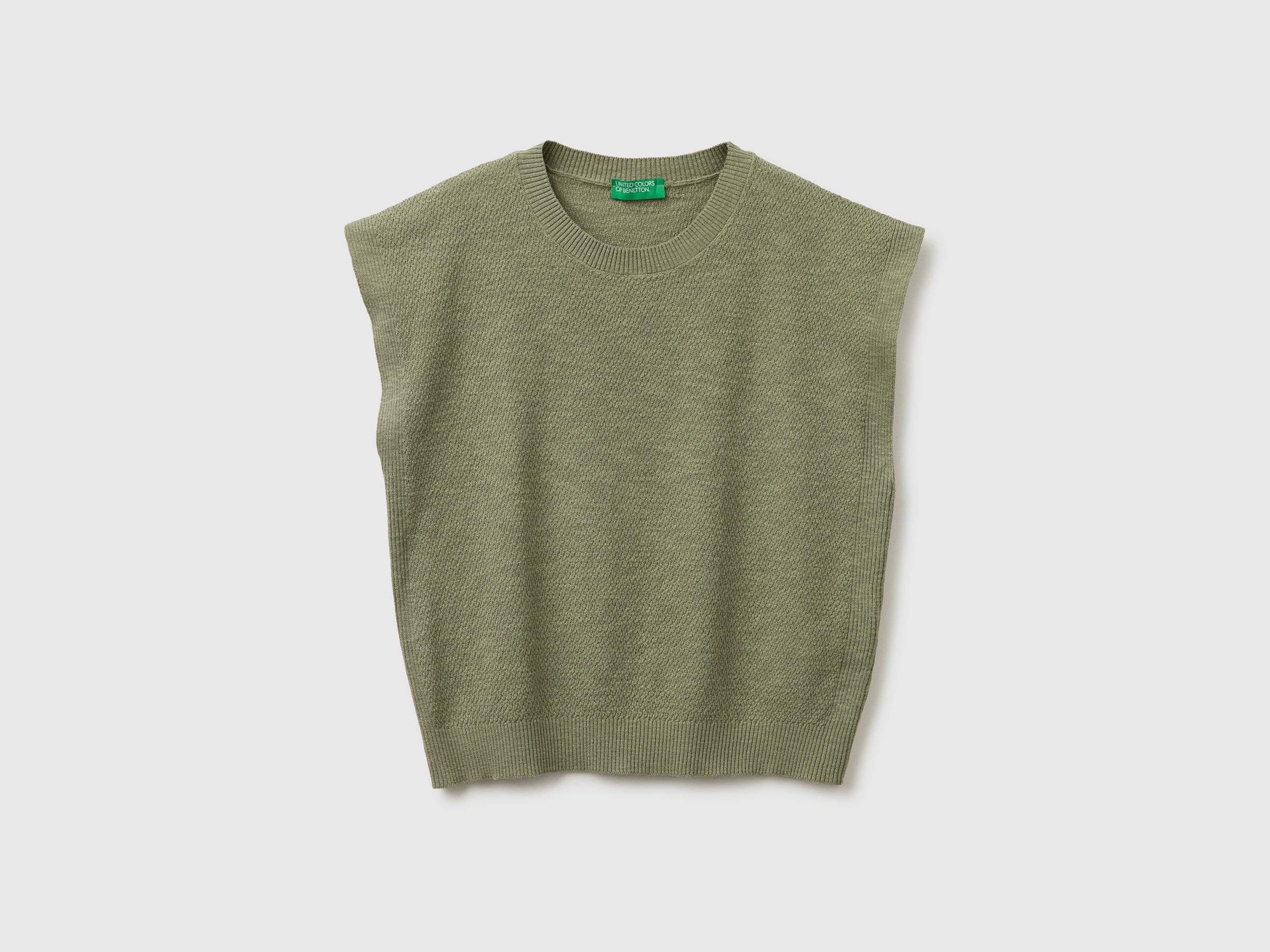 Camisola sem mangas em mistura de linho - ucb_image_FS