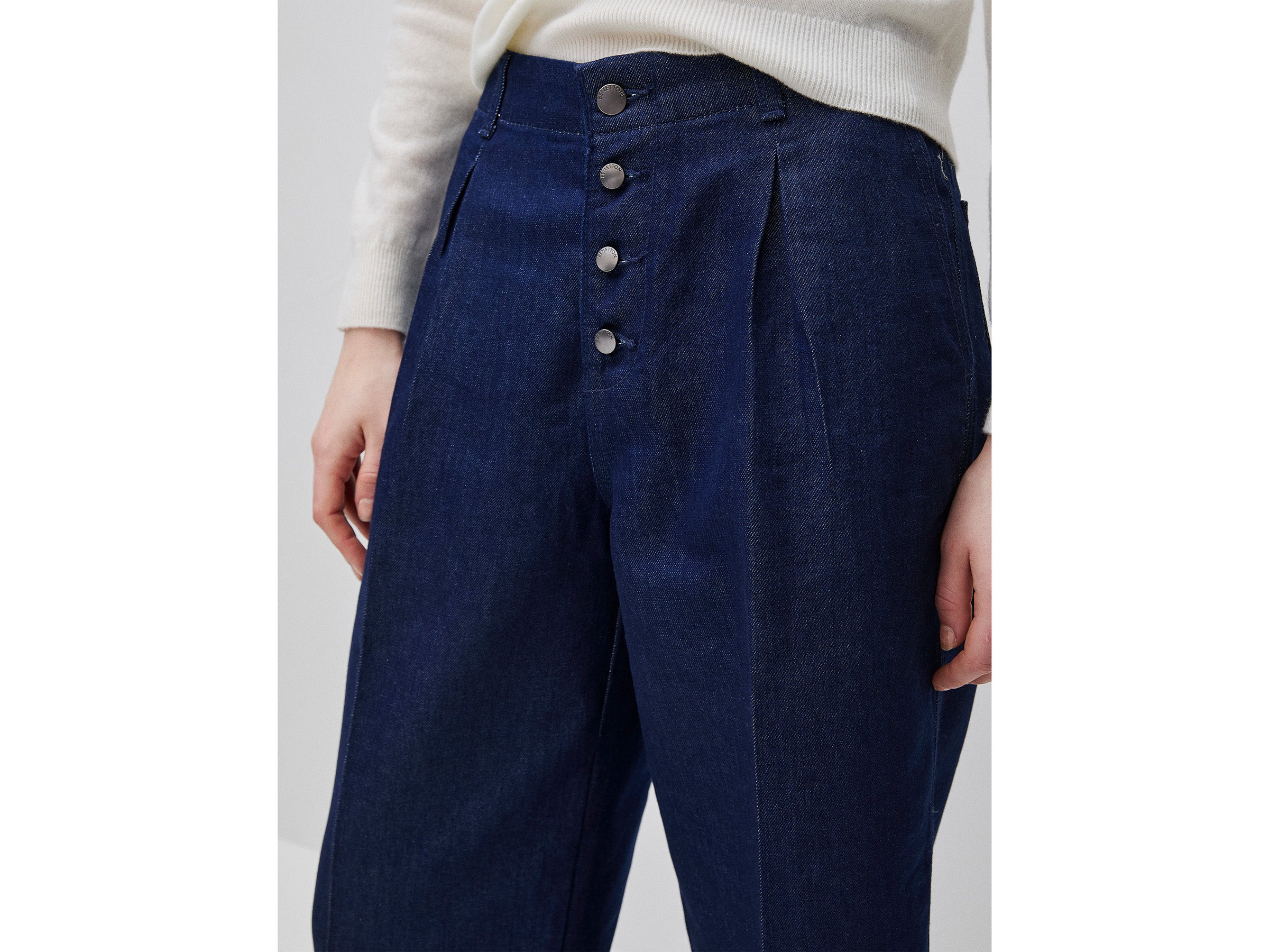 Jeans wide fit com lurex - ucb_image_FY