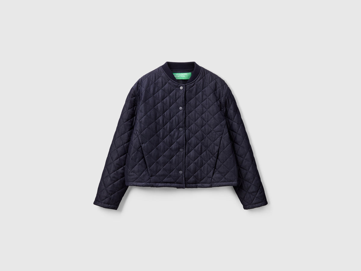 Casaco acolchoado efeito denim - ucb_image_FS