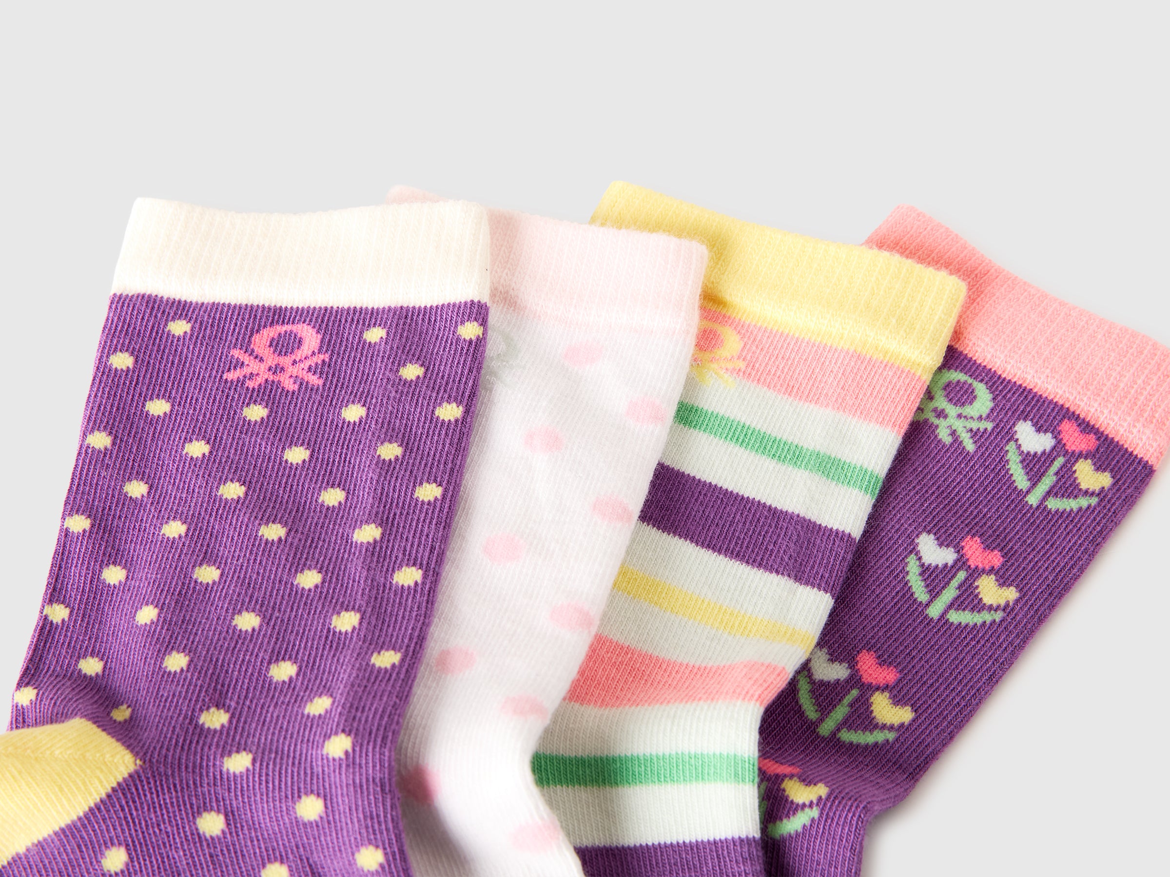 Four pairs of patterned socks - ucb_image_DS1