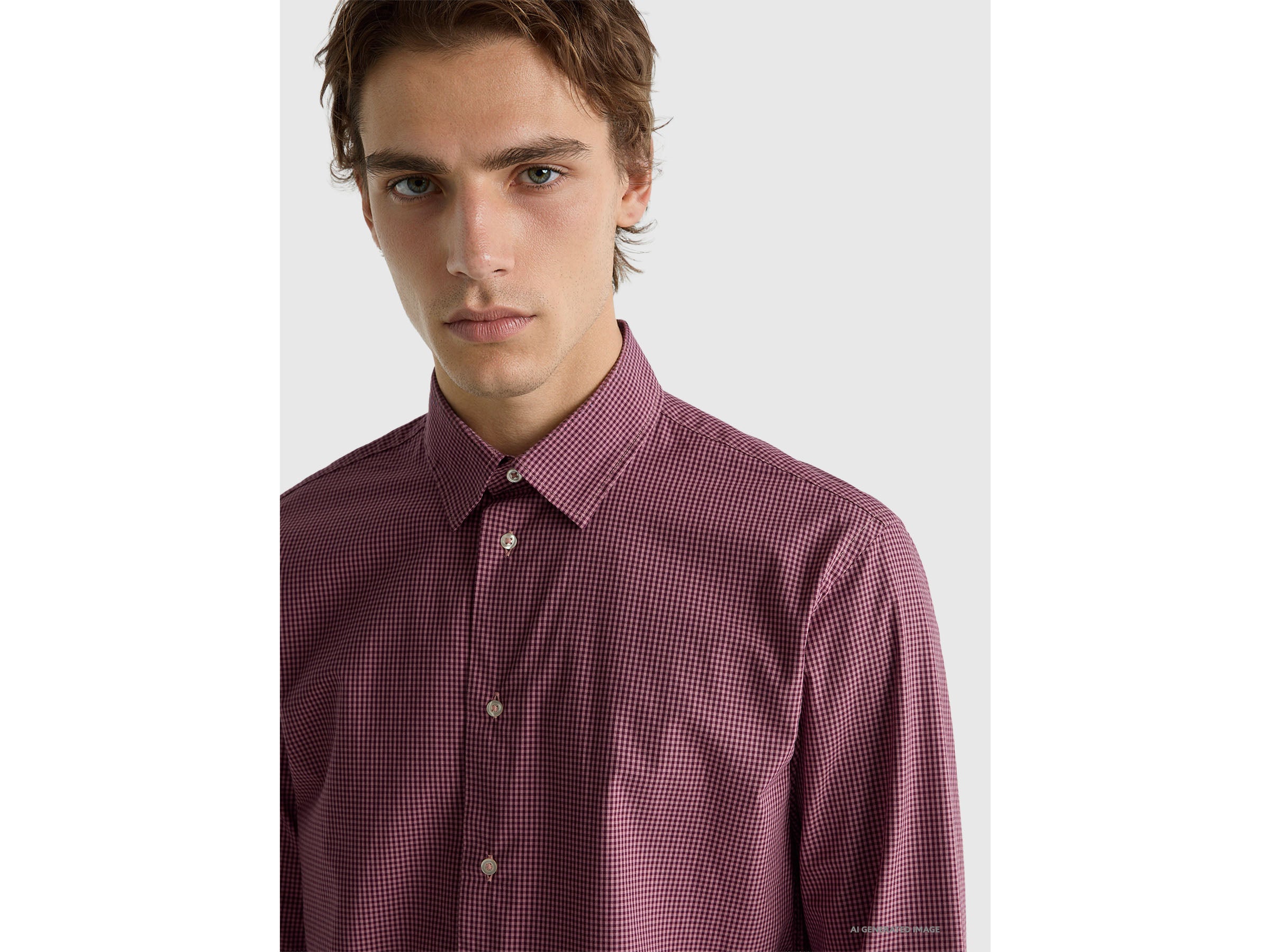Camisa aos quadrados 100% algodão - ucb_image_FY