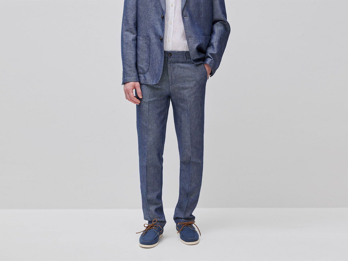Chinos regular fit em mistura de linho - ucb_image_F