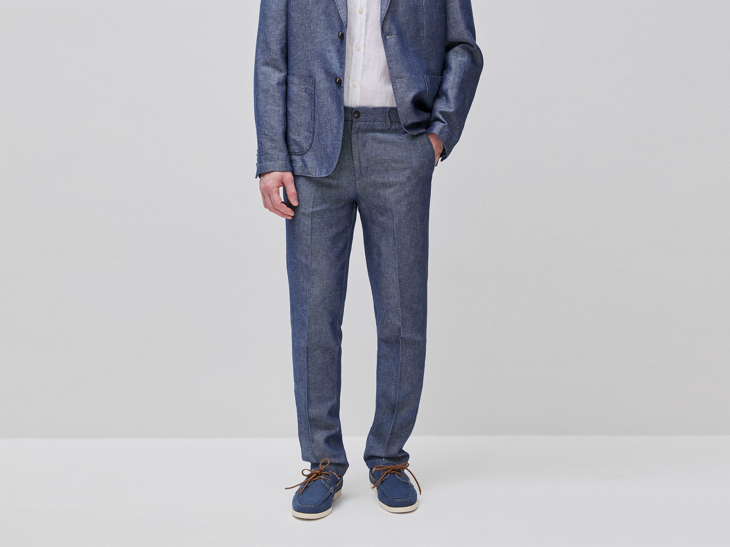 Chinos regular fit em mistura de linho - ucb_image_F