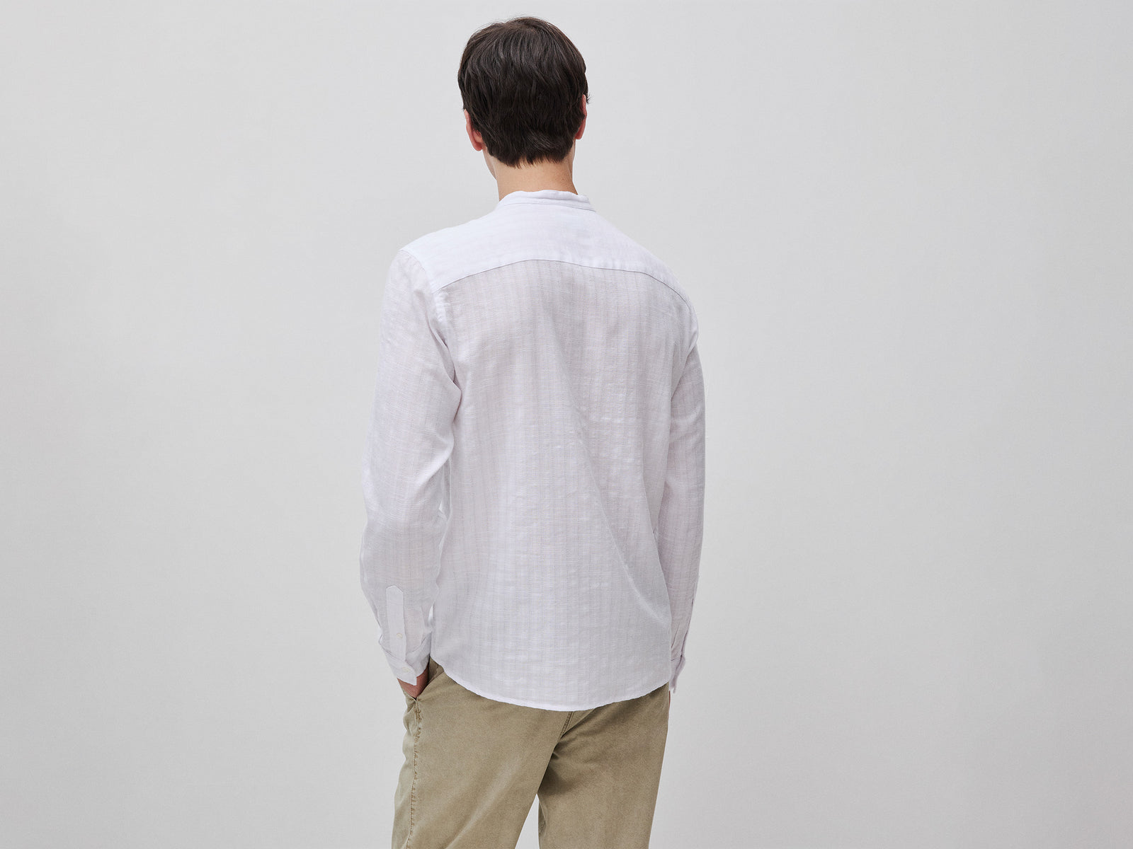 Camisa com carcela de botões riscada - ucb_image_B