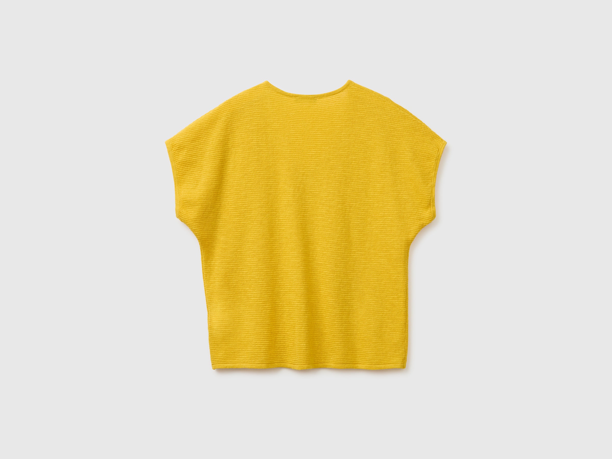 Camisola decote em V em mistura de linho - ucb_image_BS