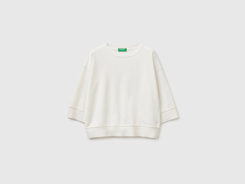 Camisola de gola redonda em algodão e lã - ucb_image_FS