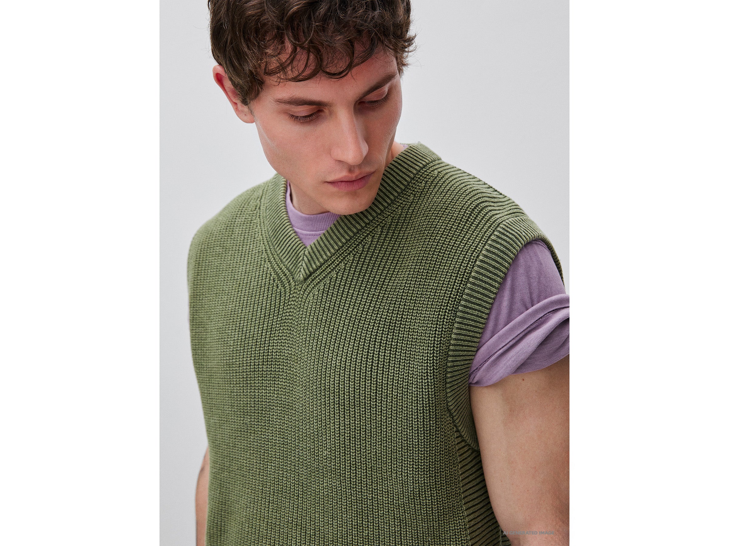 Colete regular fit stone washed - ucb_image_FY