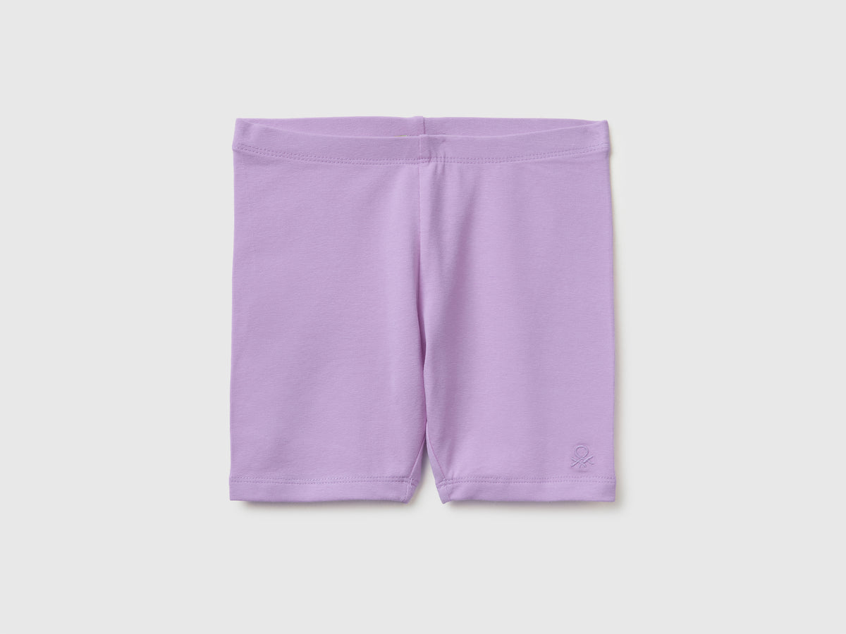 Stretch cotton short leggings - ucb_image_FS