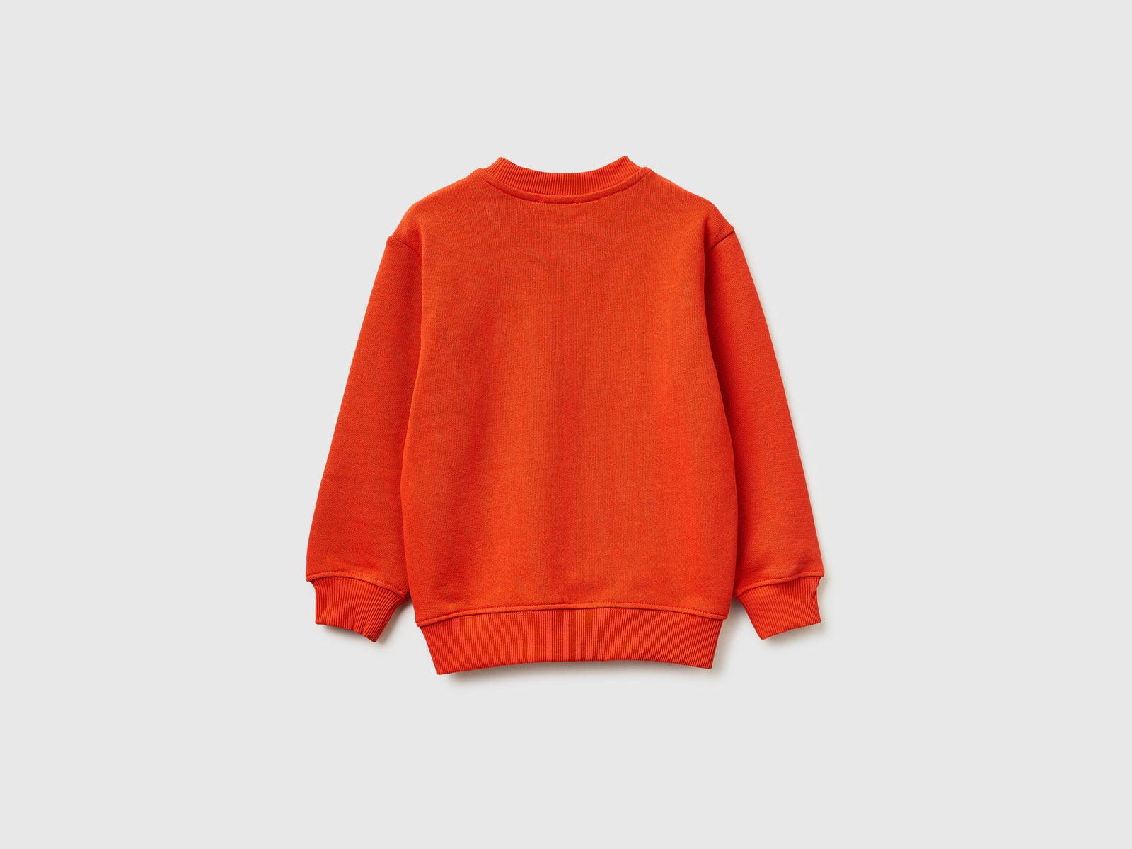 Organic cotton sweatshirt with logo print - ucb_image_BS