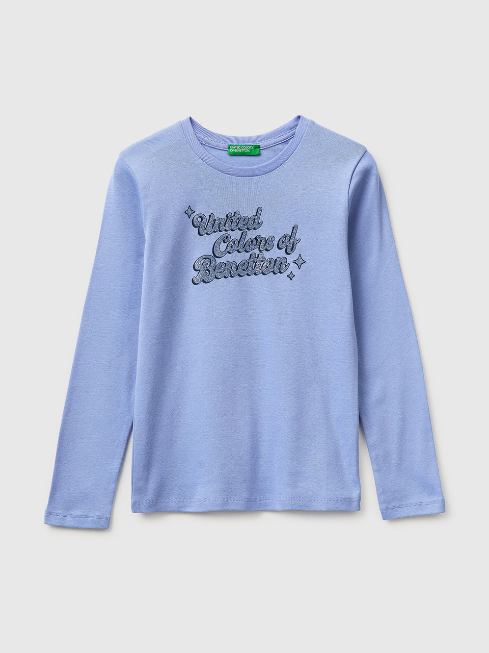 T-shirt with glittery logo in organic cotton - ucb_image_FS