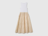 Midi dress with floral embroidery - ucb_image_BS