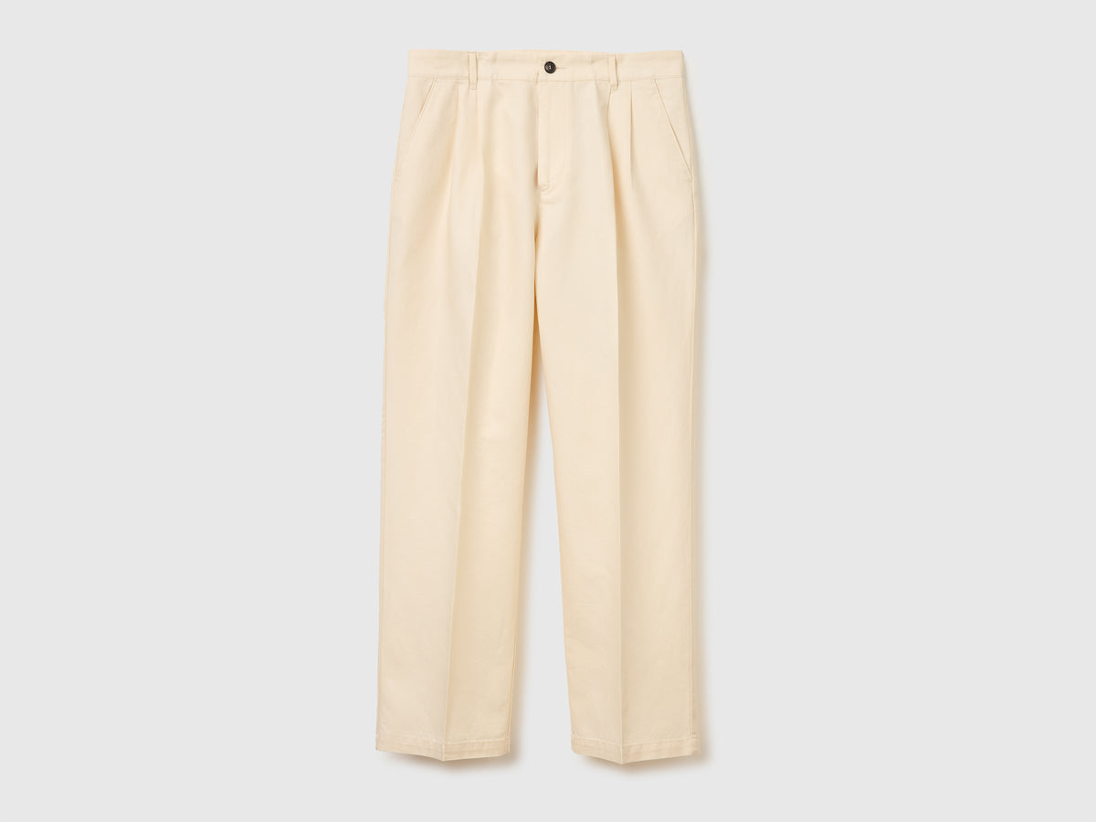 Wide-leg trousers in linen blend - ucb_image_FS