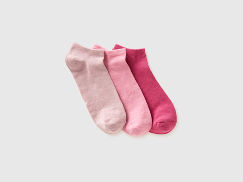 Three pairs of plain short socks - ucb_image_FS