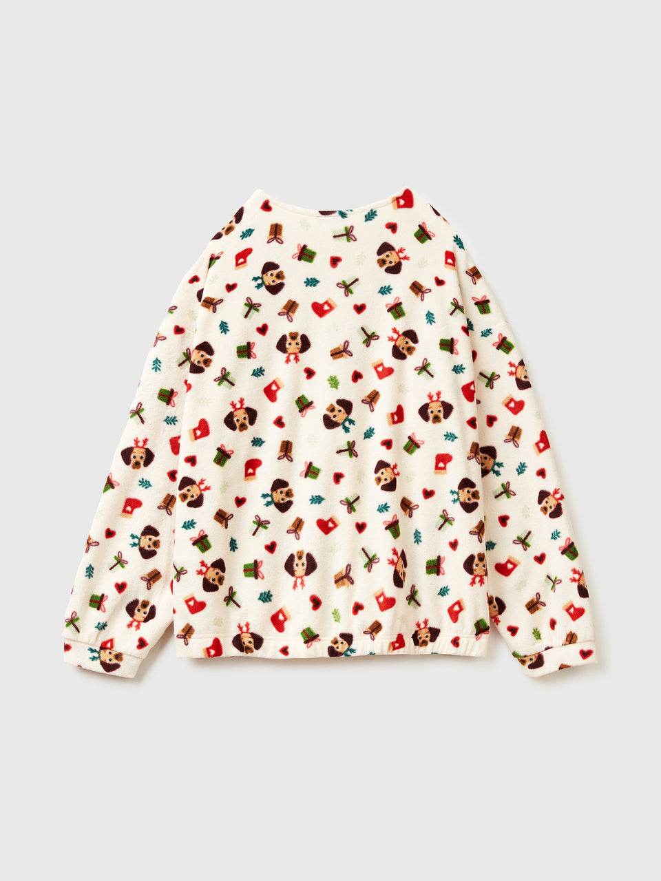 T-shirt em tecido polar com estampa natalina - ucb_image_BS