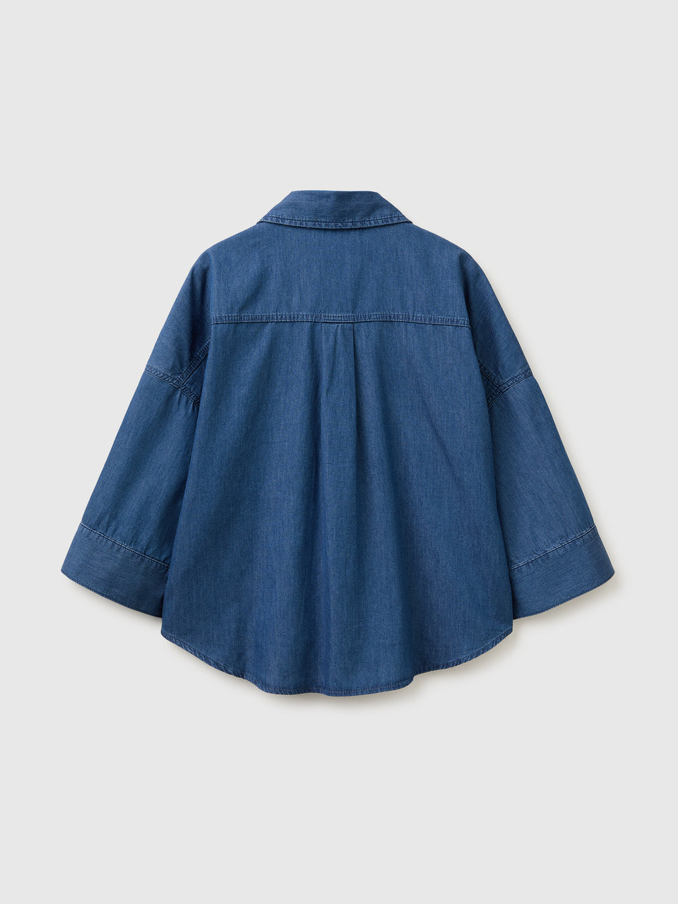 Flared chambray shirt - ucb_image_BS