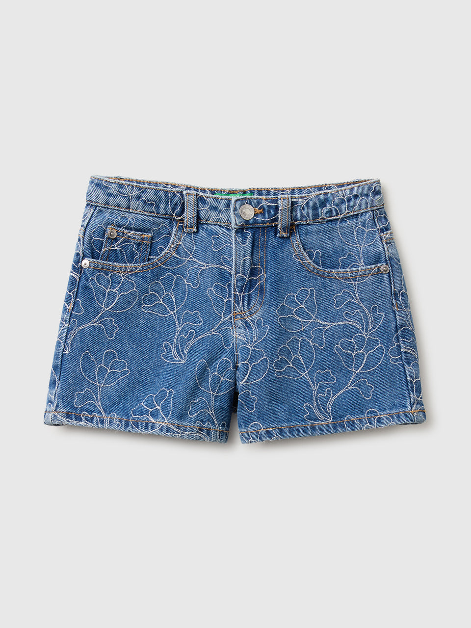 Embroidered denim shorts - ucb_image_FS