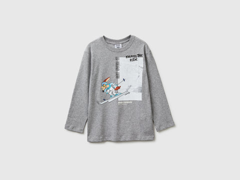Looney Tunes x Olympic Collection gray t-shirt - ucb_image_FS
