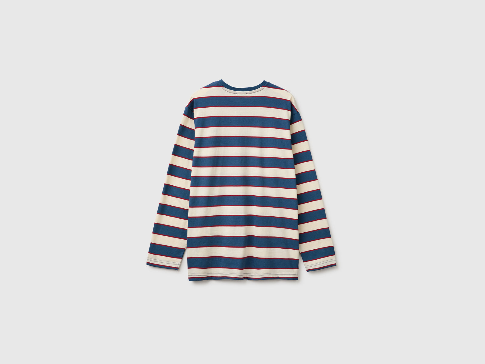T-shirt às riscas em algodão orgânico - ucb_image_BS