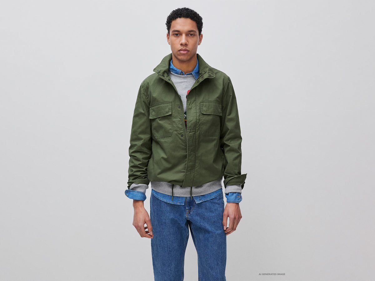 Casaco curto com bolsos - ucb_image_F