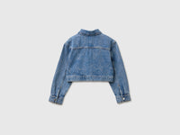 Embroidered denim crop jacket - ucb_image_BS