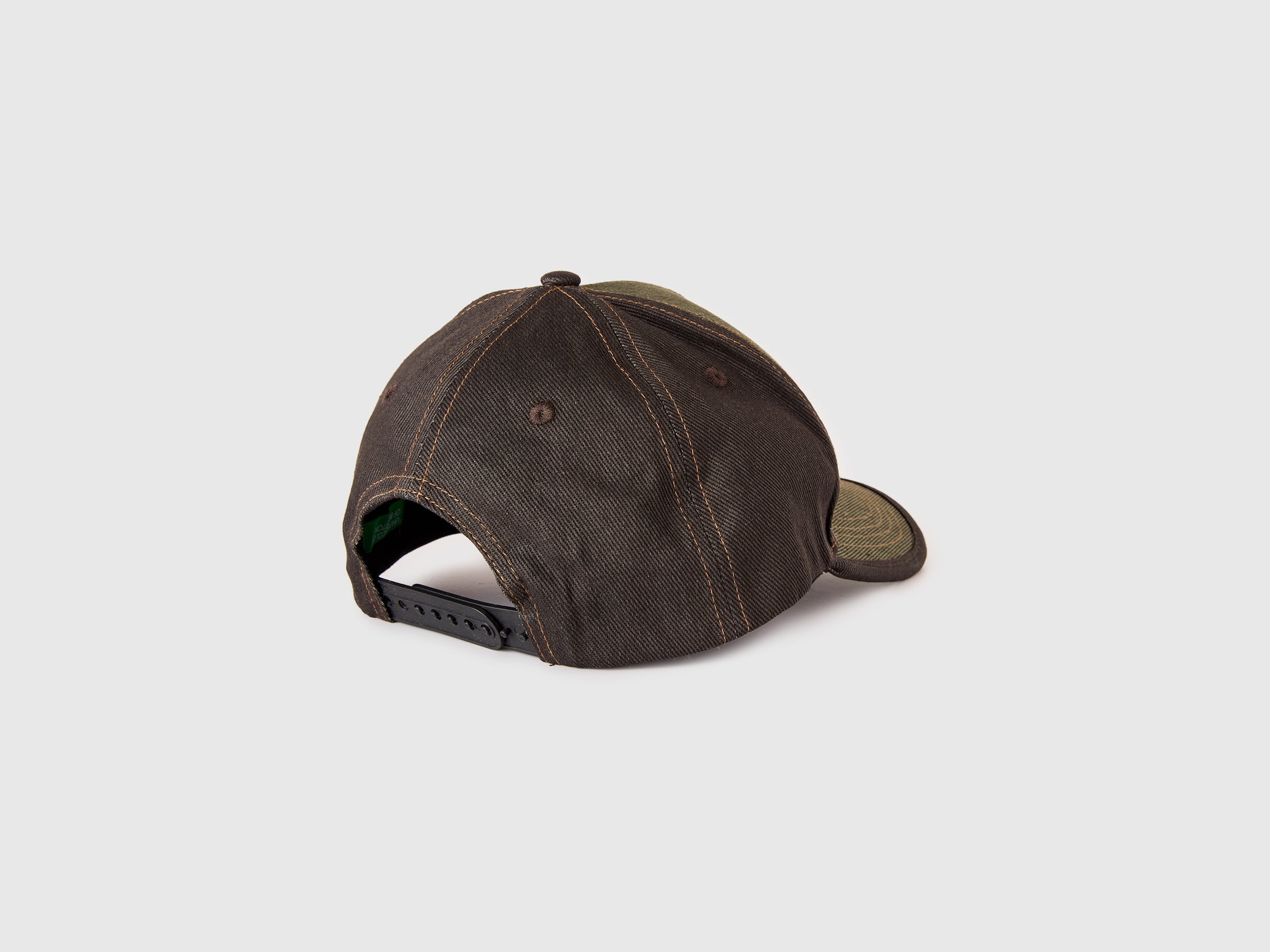 Denim baseball cap with slogan - ucb_image_BS