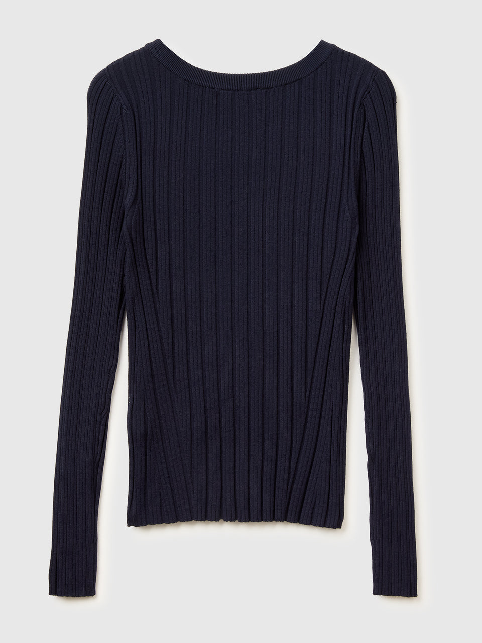 Fitted ribbed sweater - ucb_image_BS