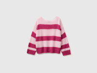 Camisola em mistura de mohair às riscas bicolor boxy fit - ucb_image_BS