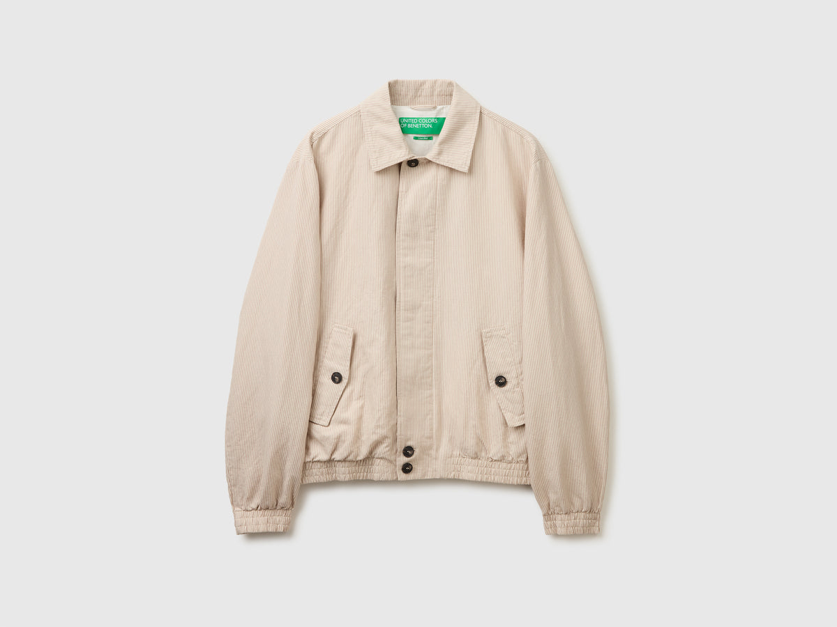 Yarn-dyed linen blend jacket - ucb_image_FS