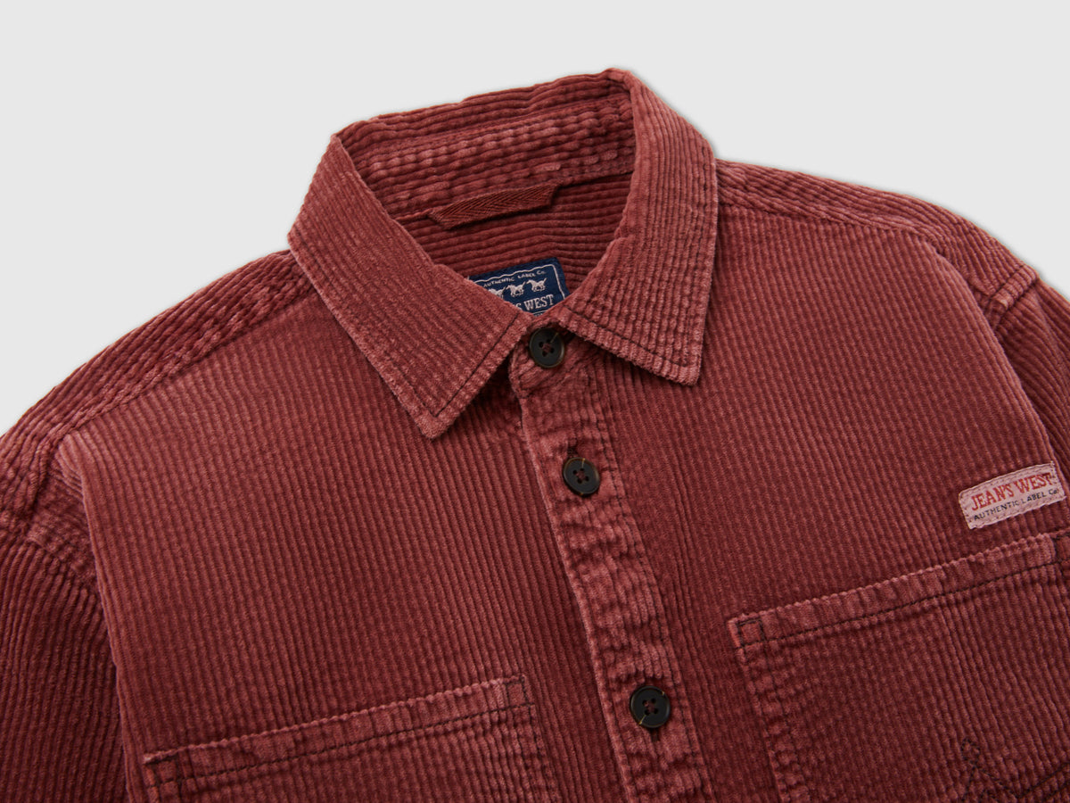 Camisa de veludo canelado lavagem vintage - ucb_image_DS1