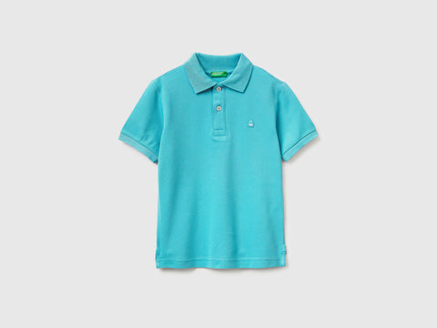 Slim fit polo in pure cotton - ucb_image_FS