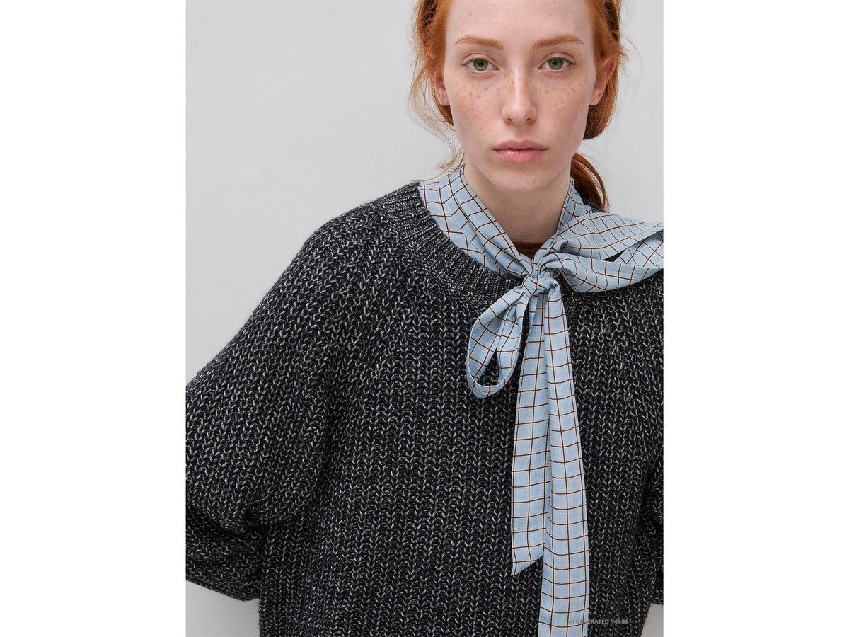 Camisola mélange em mistura de algodão e lã - ucb_image_FY
