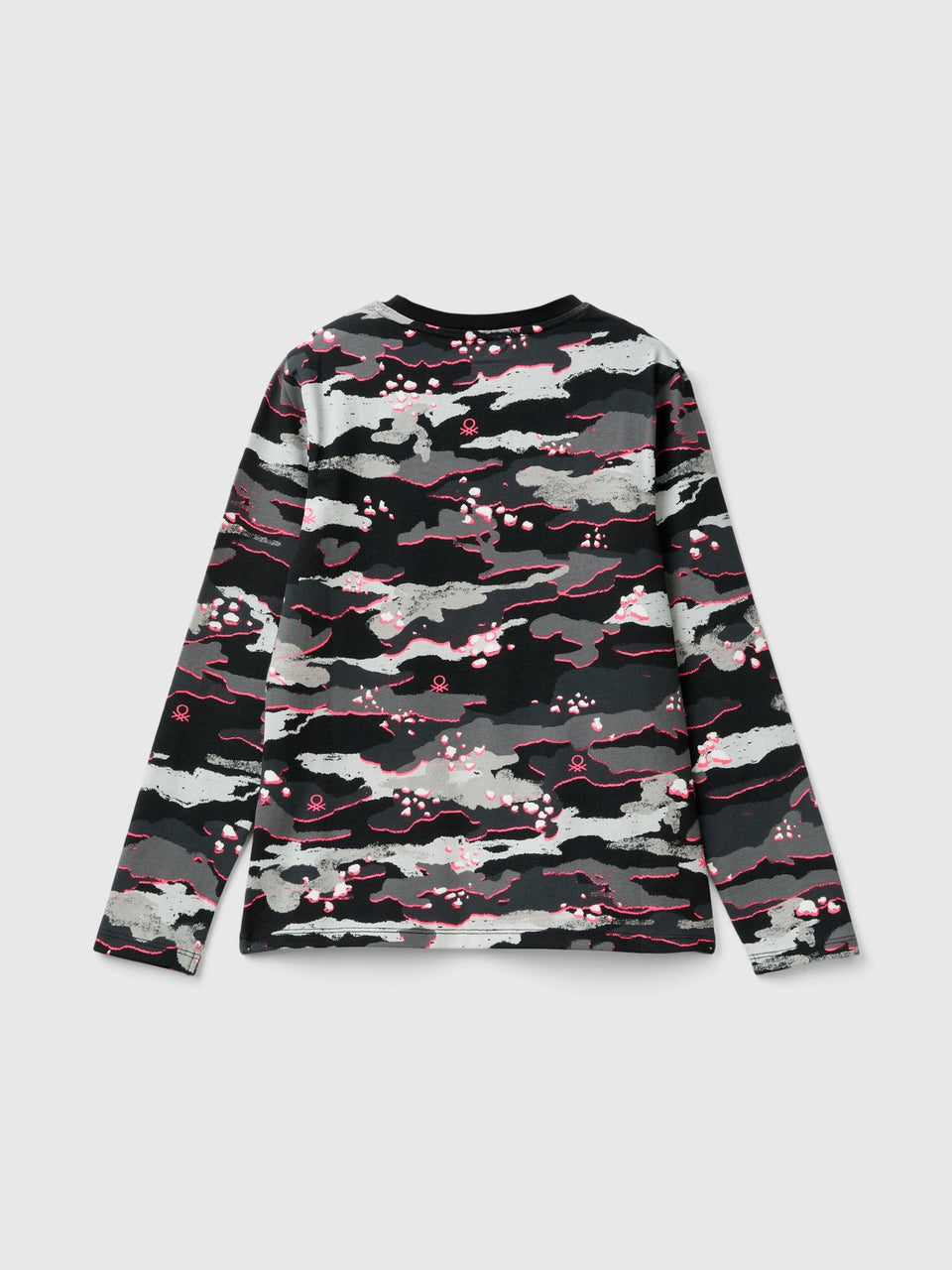 T-shirt camuflagem com detalhes fluorescentes - ucb_image_BS