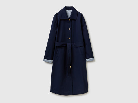 Long trench coat with striped lining - ucb_image_FS