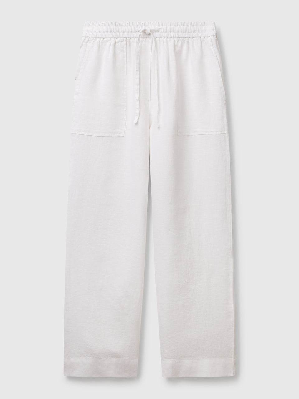 Trousers in pure linen with elastic - ucb_image_FS