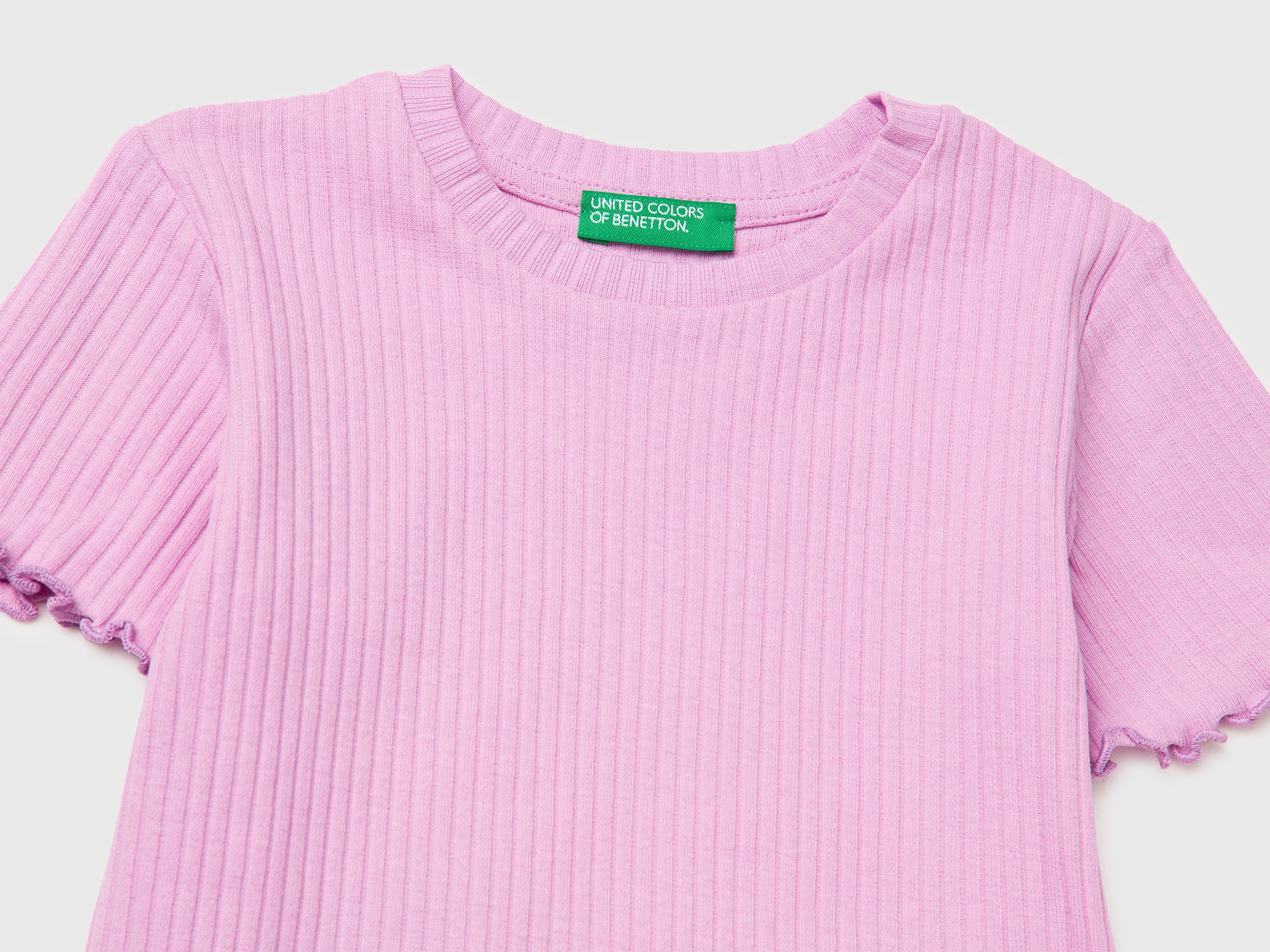 Stretch ribbed t-shirt - ucb_image_DS1