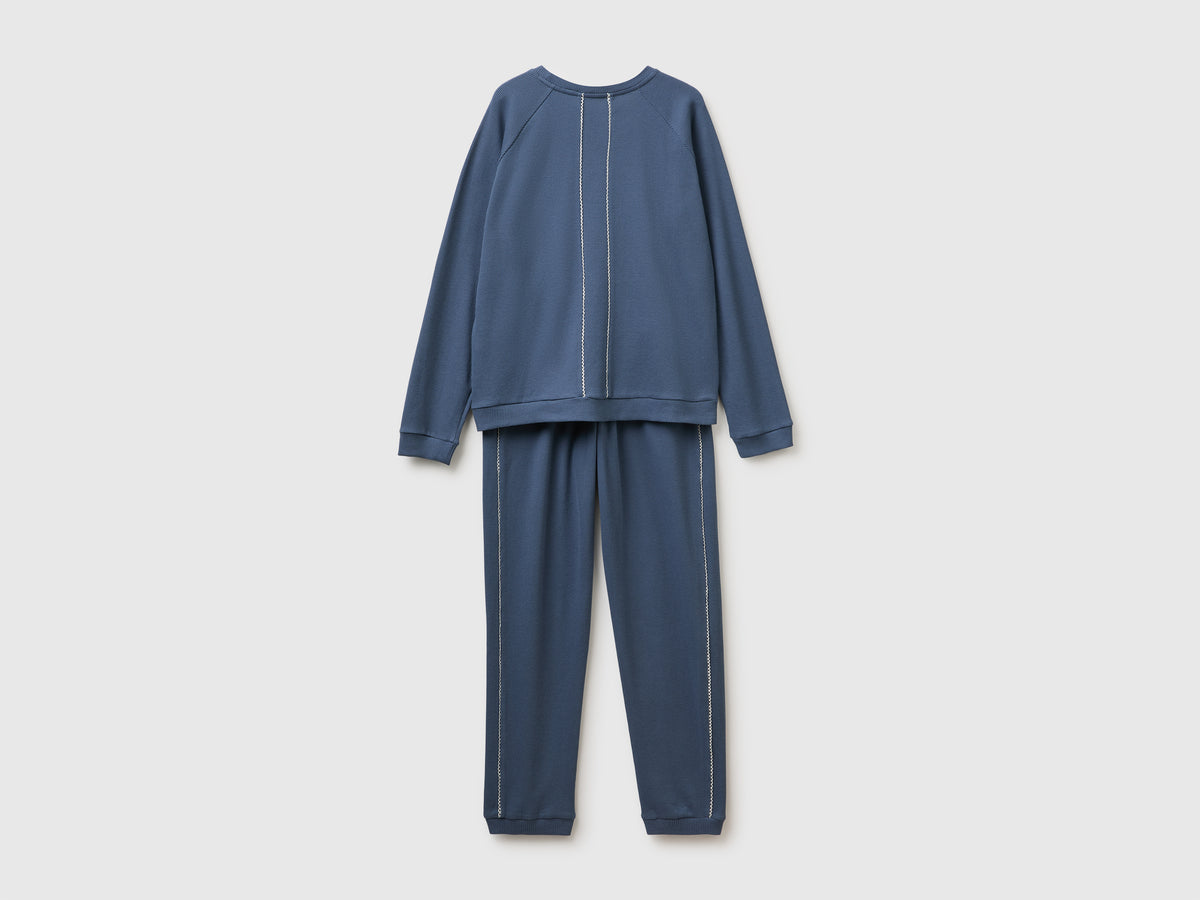 Pijama 100% algodão efeito colmeia - ucb_image_BS