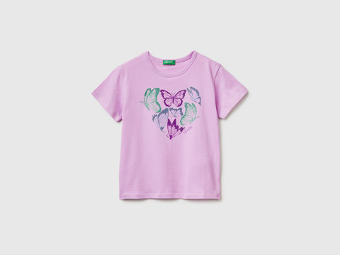 T-shirt with print and glitter - ucb_image_FS